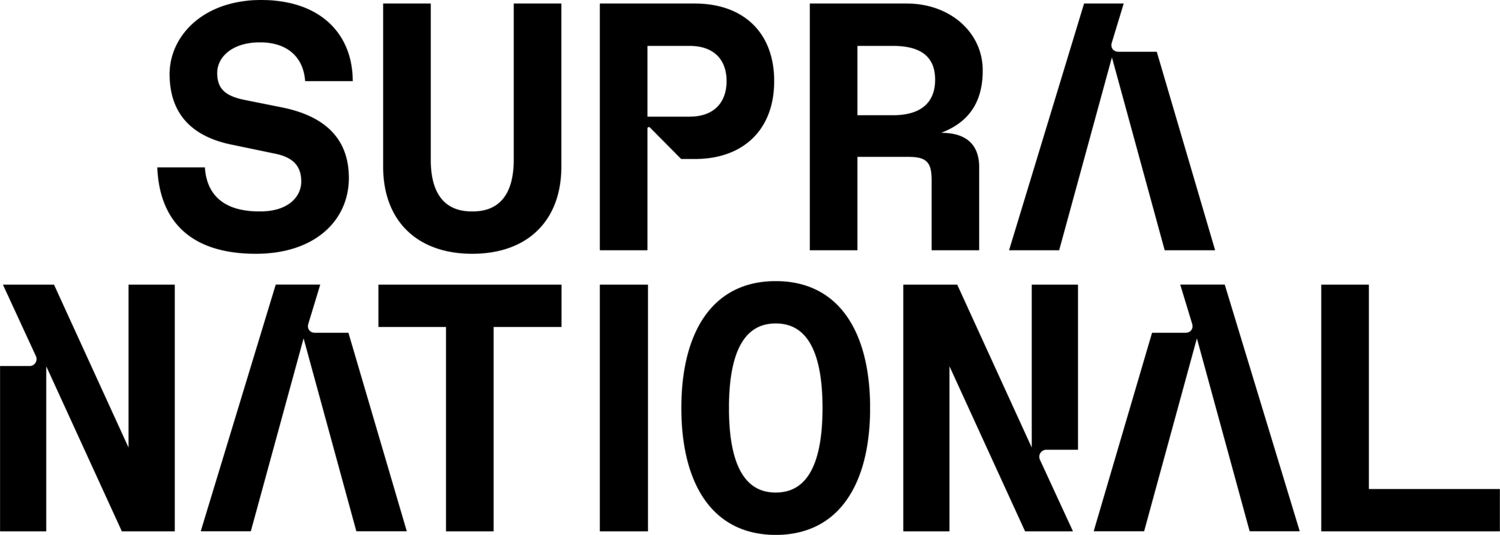 Supra National Logo Black